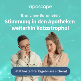 Apotheken Geschäftsklima Index von aposcope Branchen-Barometer: Stimmung in den Apotheken weiterhin katastrophal