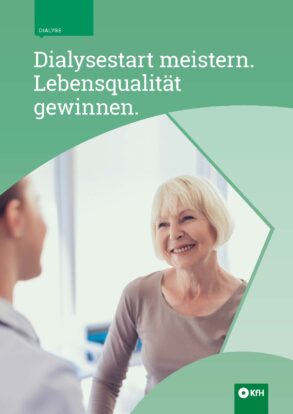 Neue KfH-Patientenbroschüre „Dialysestart meistern. Lebensqualität gewinnen.“