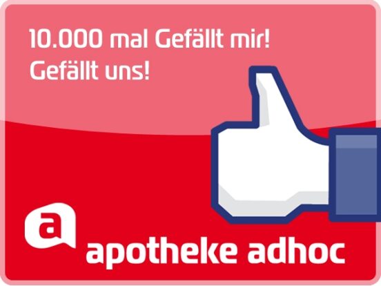 10.000 Facebook-Fans – APOTHEKE ADHOC sagt Danke!