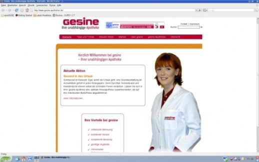 Die neue Verbraucherhomepage der gesine-Apotheken