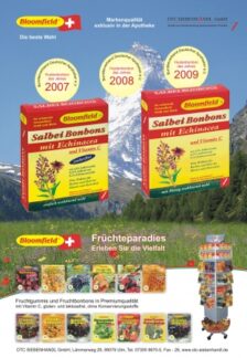 Bloomfield Salbeibonbons bleiben die Nummer eins in der Empfehlung der Apotheker