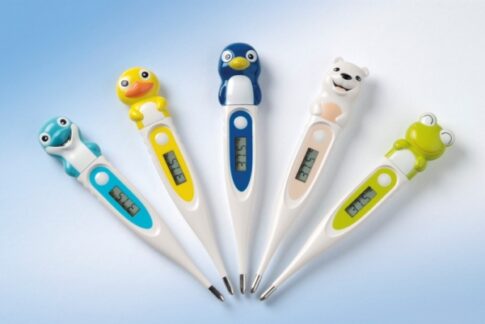 Digitales Kinder-Fieberthermometer mit fünf tierisch fröhlichen Motiven