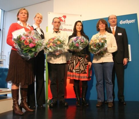 DKMS und Gothaer gemeinsam aktiv für Leukämie-Patienten +++ Vier von acht Stammzellenspenden des Versicherers in den letzten vier Wochen +++ 660 Mitarbeiter der Gothaer in weltweit größter Spenderdatei