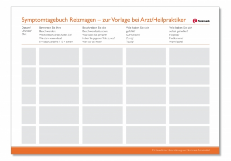 Symptomtagebuch Reizmagen verbessert Arzt-Patienten-Beziehung und ermöglicht gezielte Therapie