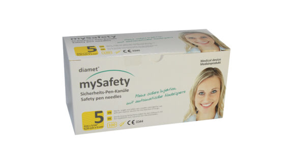5 mm diamet® mySafety Sicherheitspennadelnkurz – komfortabel – sicher