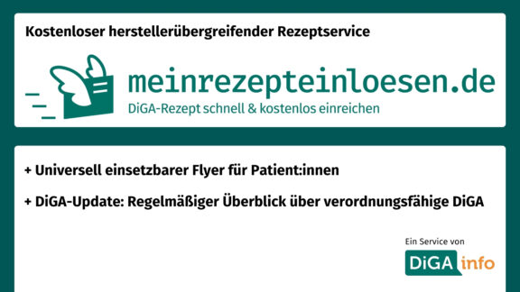 Kostenlose und herstellerübergreifende Services von DiGA info vereinfachen die Verordnung von Digitalen Gesundheitsanwendungen