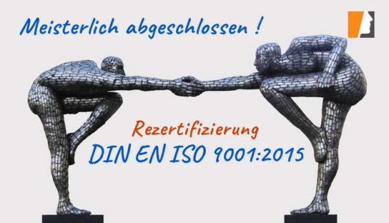 Erfolgreiche Rezertifizierung – Kontrast Personalberatung GmbH erfüllt Anforderungen DIN EN ISO 9001:2015