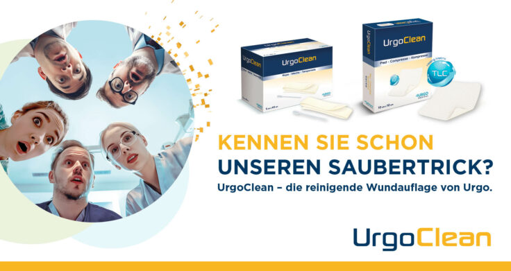 UrgoClean – die innovative Wundauflage mit dem Saubertrick