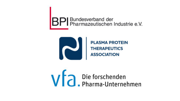 Gemeinsame Pressemitteilung von BPI, PPTA und vfa: Dringender Handlungsbedarf bei der Versorgung mit Blutplasmaprodukten