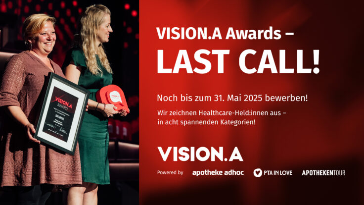 VISION.A Awards 2025: Einreichungsfrist bis 31. Mai verlängert