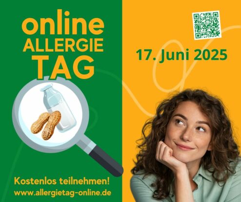 Online Lebensmittel-Allergietag am 17. Juni 2025Unverträglichkeit versus Allergie: Klarheit bei Laktose, Weizen und Co
