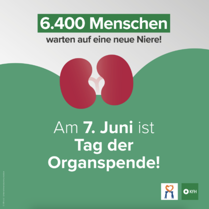 Tag der Organspende am 7. Juni / NierentransplantationÜberleben auf der Warteliste nur dank Dialyse möglich     