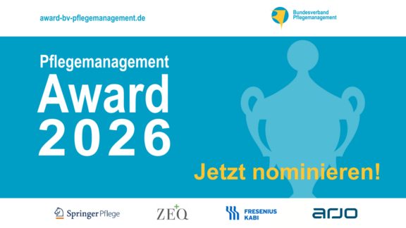 Pflegemanagement-Award 2026: Engagement sichtbar machen und gemeinsam die Zukunft der Pflege gestalten  