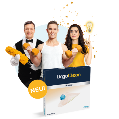 Neue Wundauflage auf dem Markt: UrgoClean Border – für die Unterstützung der Infektionskontrolle durch kontinuierliche Wundreinigung5,6