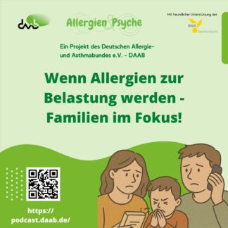 Neuer Podcast des DAAB: Wenn Allergien die ganze Familie belasten – Fokus auf Eltern und Geschwister