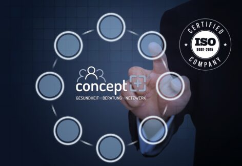 Concept+ erlangt ISO 9001-2015 Zertifizierung und setzt neuen Qualitätsmaßstab im BGM