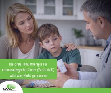 PALFORZIA®: Präparat zur oralen Immuntherapie bei Erdnussallergie wird vom Markt genommen