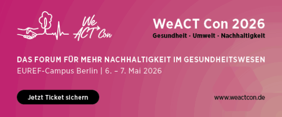 WeACT Con 26: Das Forum für Nachhaltigkeit im Gesundheitswesen