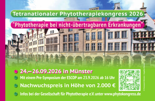 Phytotherapiekongress 2026 – Phytotherapie bei nicht-übertragbaren Erkrankungen
