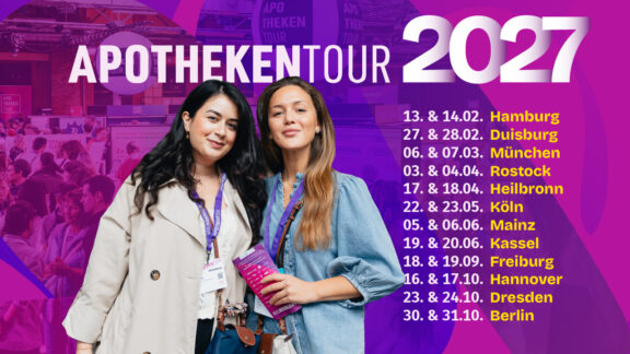 APOTHEKENTOUR startet 2027 in Hamburg – Stuttgart & Karlsruhe zum Abschluss 2026 